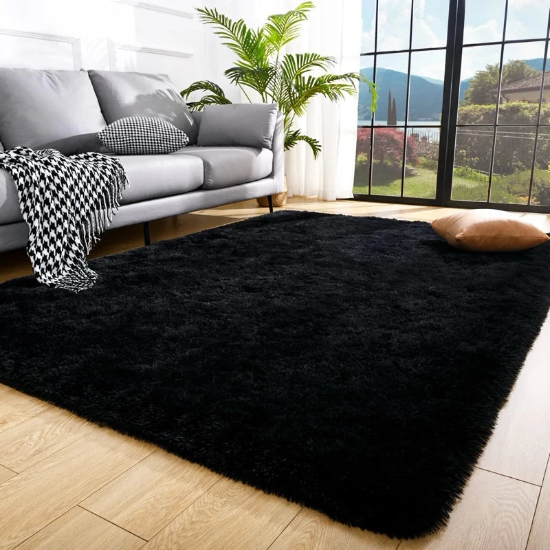 Luxury Long Velvet Carpet Soft Anti slip Home Decoration Carpet
