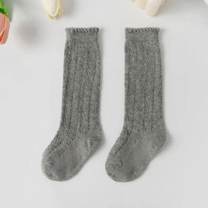 Kids Knee High Socks Toddlers Mesh Baby Girls