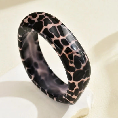 Vintage Exaggerate Leopard Acrylic Bracelets