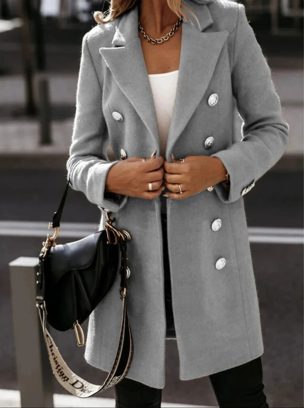 Casual Woolen Long Sleeve Streetwear Korean Jackets Coats