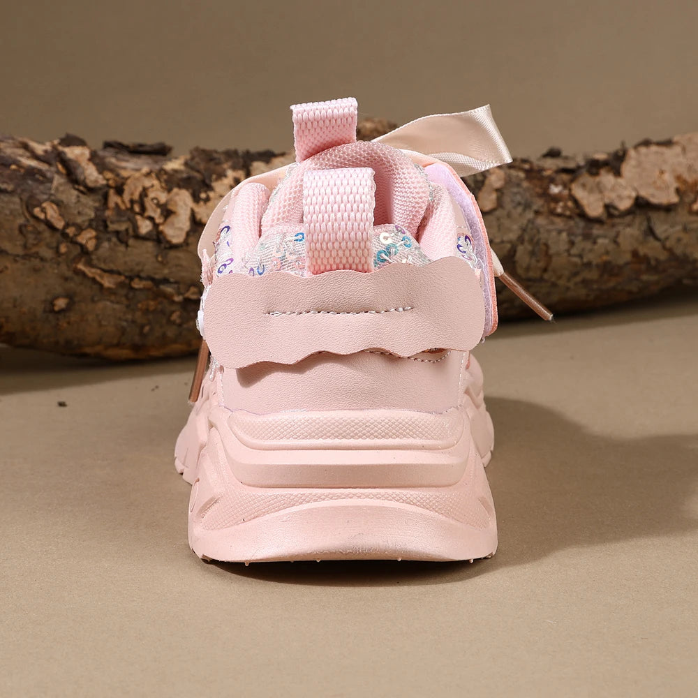 Spring Toddler Bling Soft Sole Breathable Sneakers