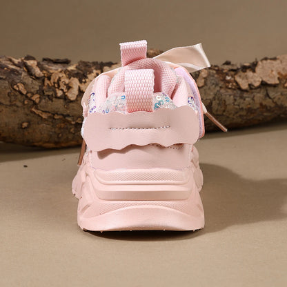 Spring Toddler Bling Soft Sole Breathable Sneakers