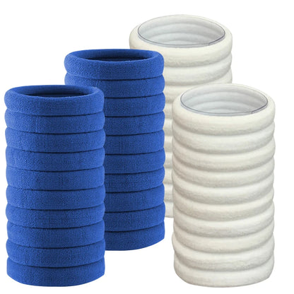 50PCS/Set Cotton Elastic Hair Ties