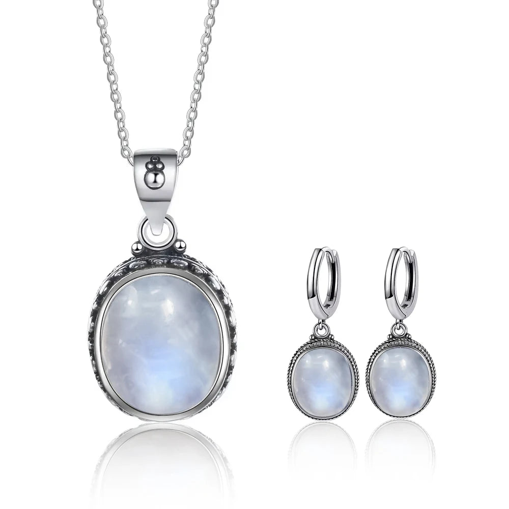 925 Sterling Silver Natural Labradorite Earrings