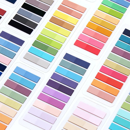 2400S Transparent Colorful Index Creative Memo Pads