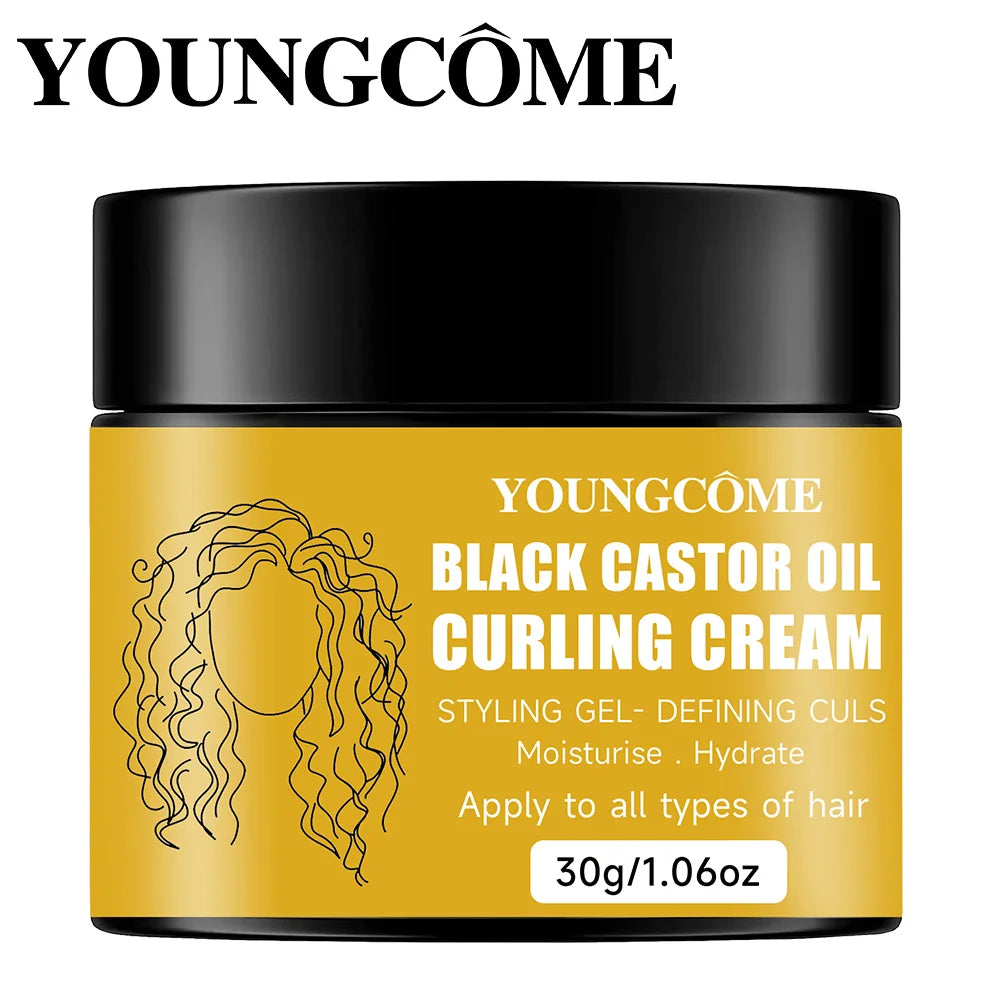 Black Castor Oil Hair Conditioner Ultra-Moisturizing & Curl-Defining Treatment
