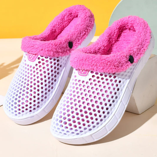 Cotton Warm Plus Velvet Thickened Slippers