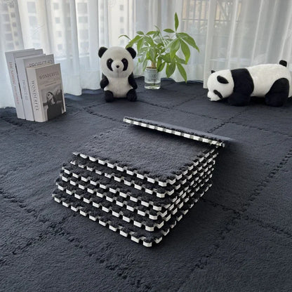 4-20 Pieces Baby Plush Activity Mat EVA Foam Soft Play Mat Baby Toy