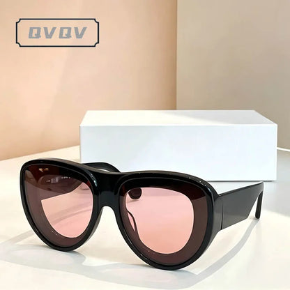 Thick Oversized Cat Eye Vintage Hip-hop Sunglasses