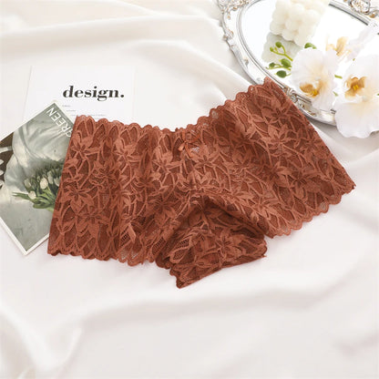 Lace Boyshort Panties Low-Rise Sexy Underwear Sexy Lingerie