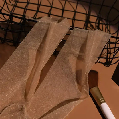 Shiny Silk Transparent Pantyhose Socks