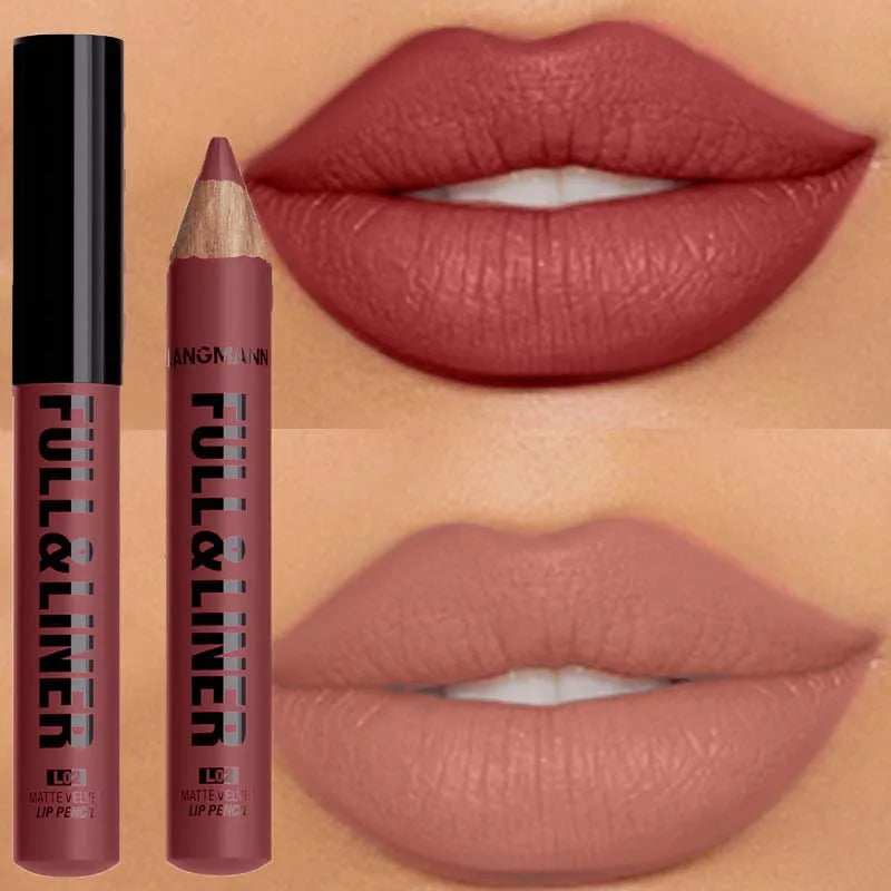 Waterproof Matte Lipliner Pencil Makeup