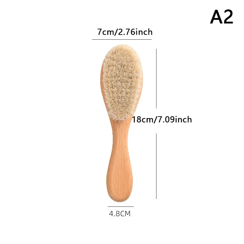 Wooden Handle Brush Baby Hair Brush