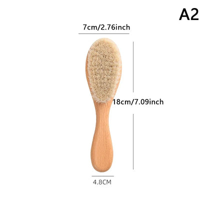 Wooden Handle Brush Baby Hair Brush