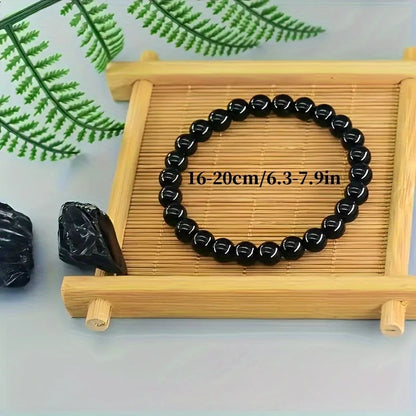 4 Pcs/Set Bohemian Gemstone Wealth & Love Amethyst Tiger's Eye Bracelet