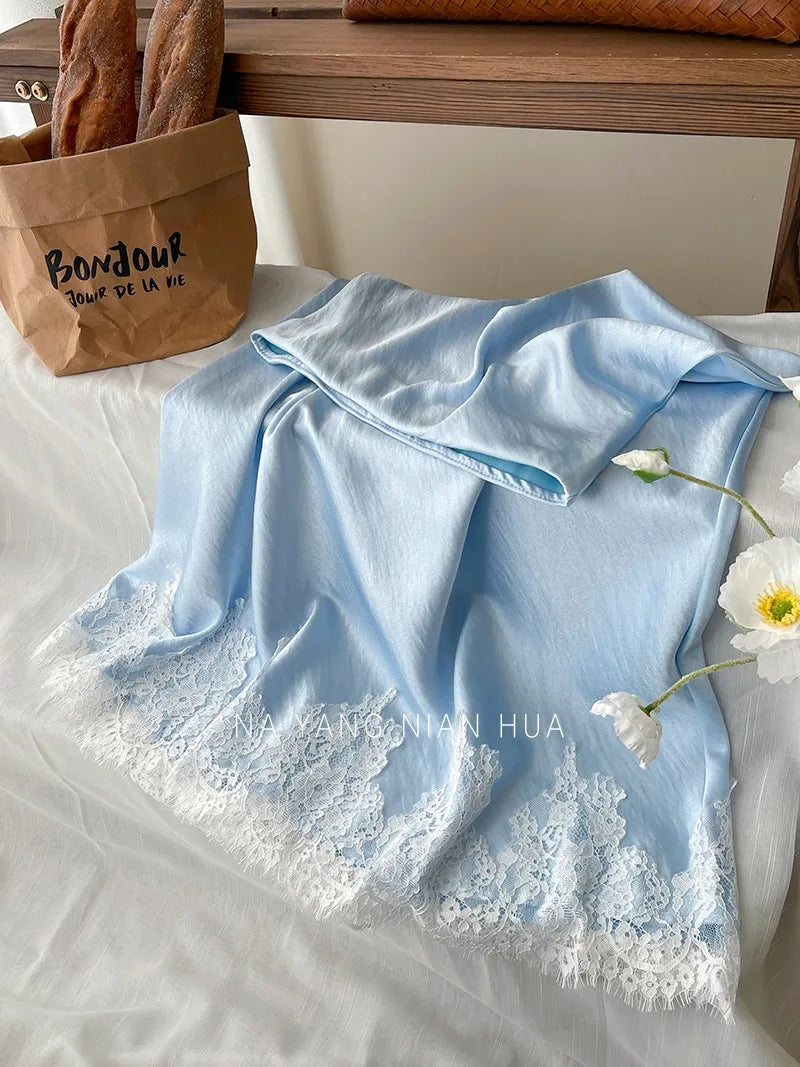 Falda sirena de satén elegante