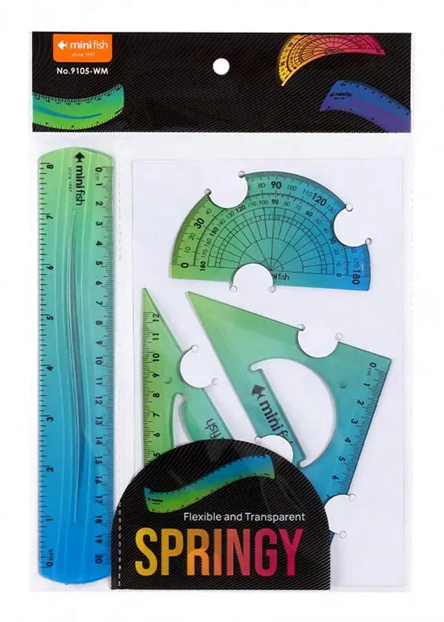 20cm Soft Ruler  with Gradient Ombre Style and Length Measured