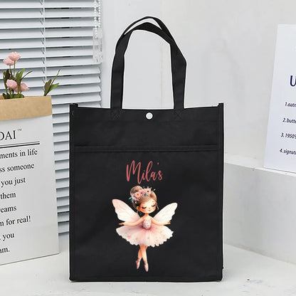 Kids Library Tote Bags Homeschool Cute Custom for Kids