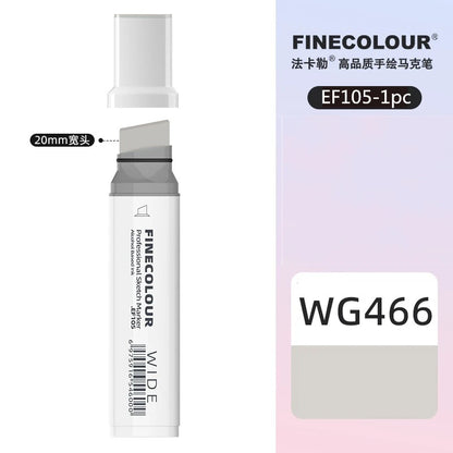 Finecolour 20mm Wide Markers Alcohol Line Sketching Art Markers Pen