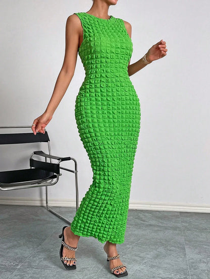 Elegant sleeveless long dress