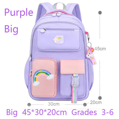 High Class Backpack Macaron Large Capacity School Bag