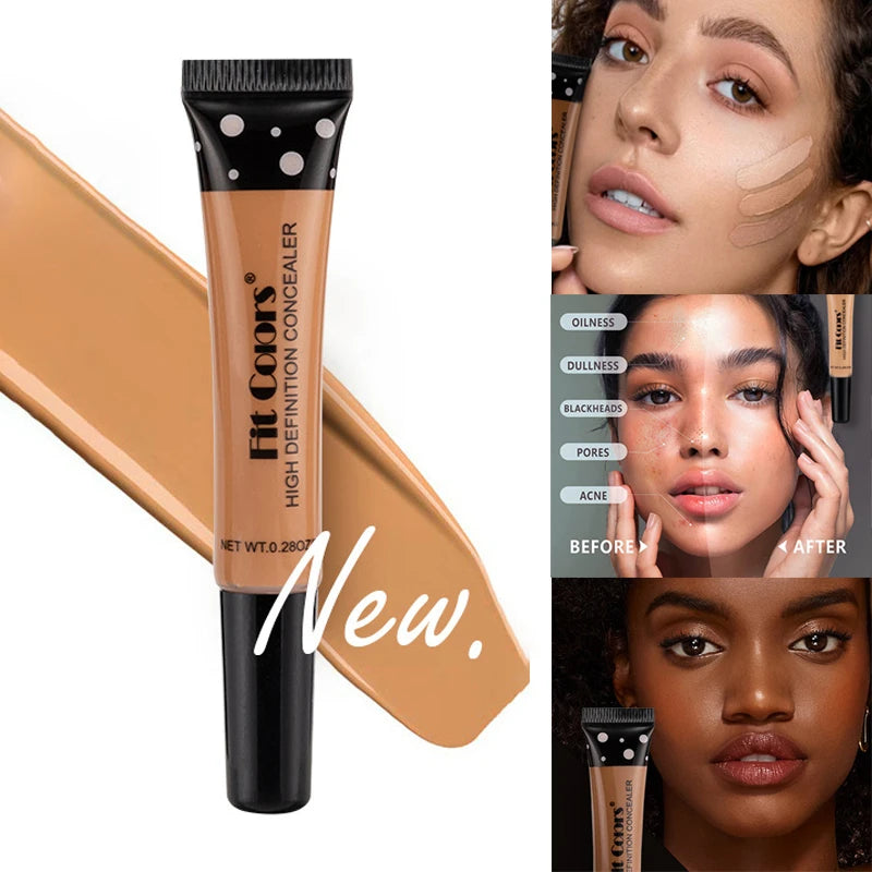 Fluid Concealer Oil Control Foundation Waterproof Cover