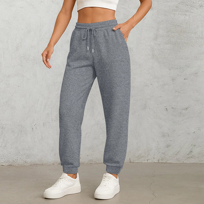 Straight Leg Elastic Waist Pants