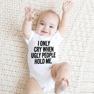 Funny Baby Bodysuits Jumpsuit Toddler Unisex Outfits