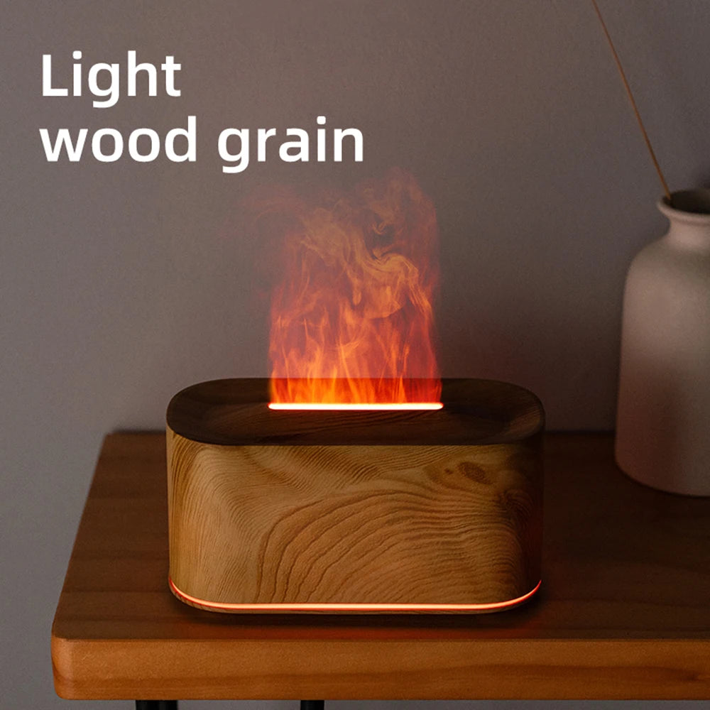 Flame Essential Oil Colorful Flame Diffuser Humidifier