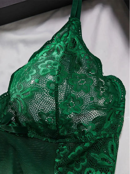 Semi-transparent Night Dress Lingerie