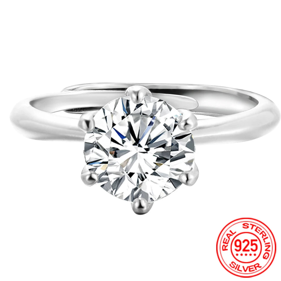 DANA Moissanite Solitaire Rings