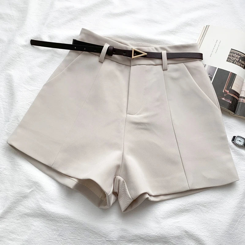 Casual High Waist Short Chic Office Shorts