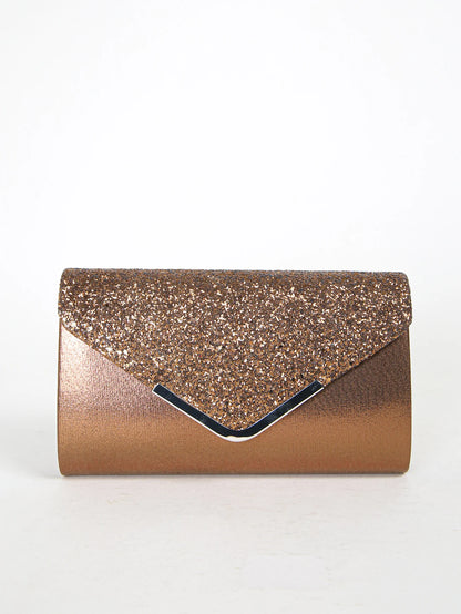 Prom Sequin Clutch Purse chain Shoulder Cross Body Bag