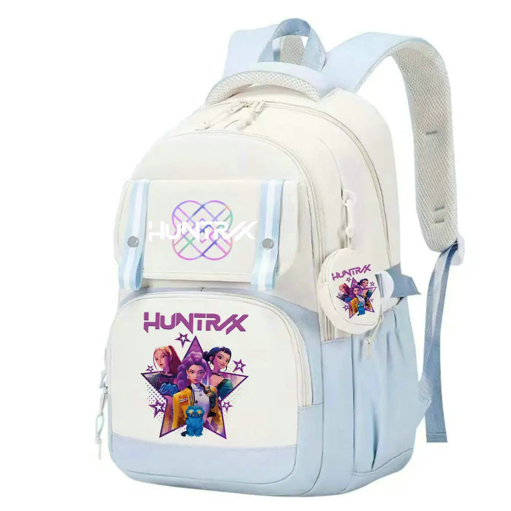 KPop Demon Hunters School Bag Backpack Zipper Bookbag