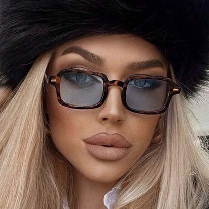 Vintage Square Mirror Punk Sunglasses