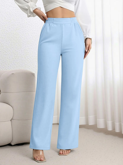 Streetwear High Waist Wide Leg Pants