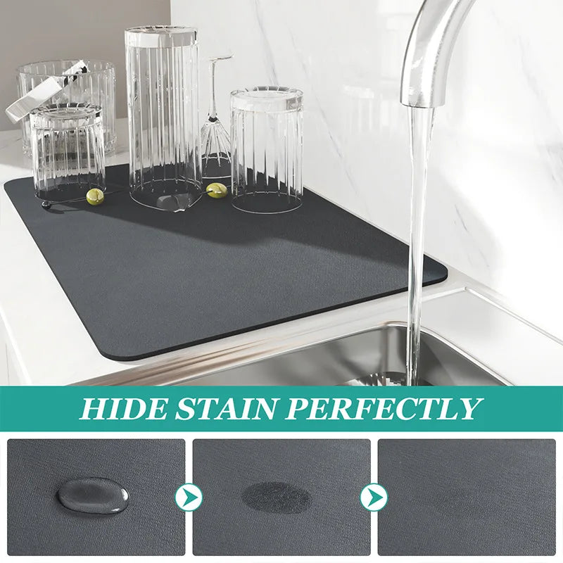 Super Antiskid Large Absorbent Draining Mat