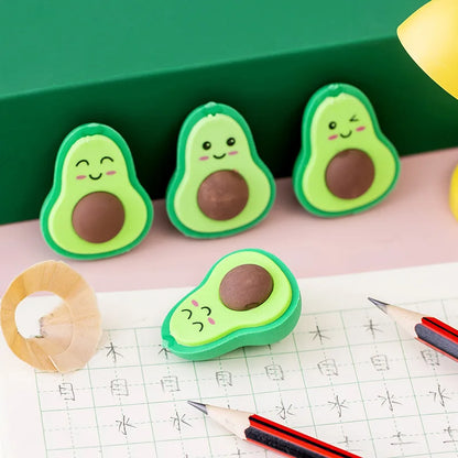 3pcs/lot Cartoon Creative Fruit Eraser Pupils Exam Pencil Eraser