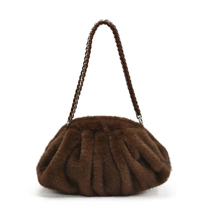 Faux Fur Shoulder Bags
