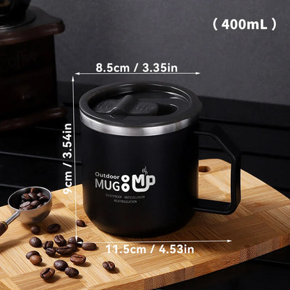 400ML Insulated Coffee Stainless Steel Coffee Cup Mug