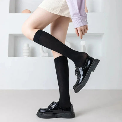 Thin Knee High Long Socks
