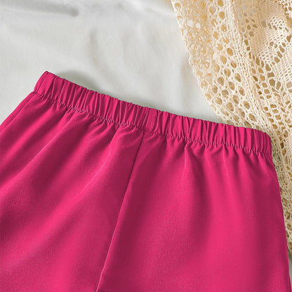 Off-Shoulder Top And Shorts 2 Pcs Set