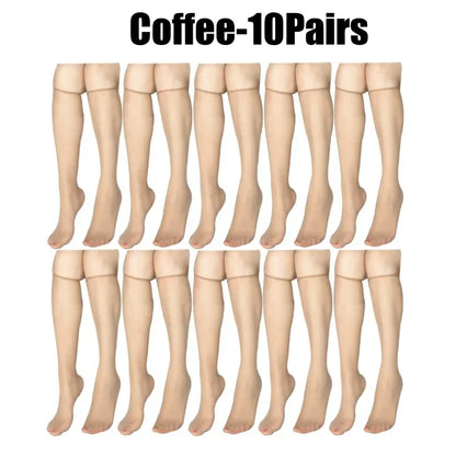 Ultra-Thin Korean Style Invisible Thigh-High Socks