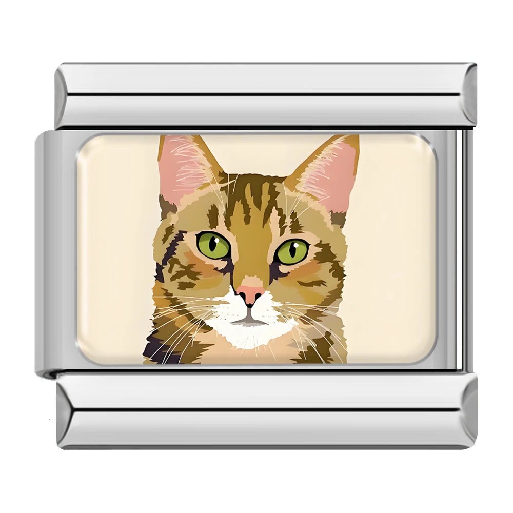 DANA Animals Cat Dog Stainless Steel Bracelet