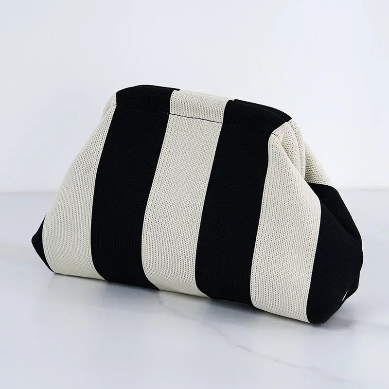 Woven Crochet Beach Clutch Dumpling Hobo Casual Handbags