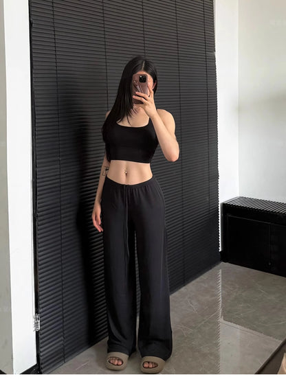 High Waist Wide-Leg Yoga Joggers