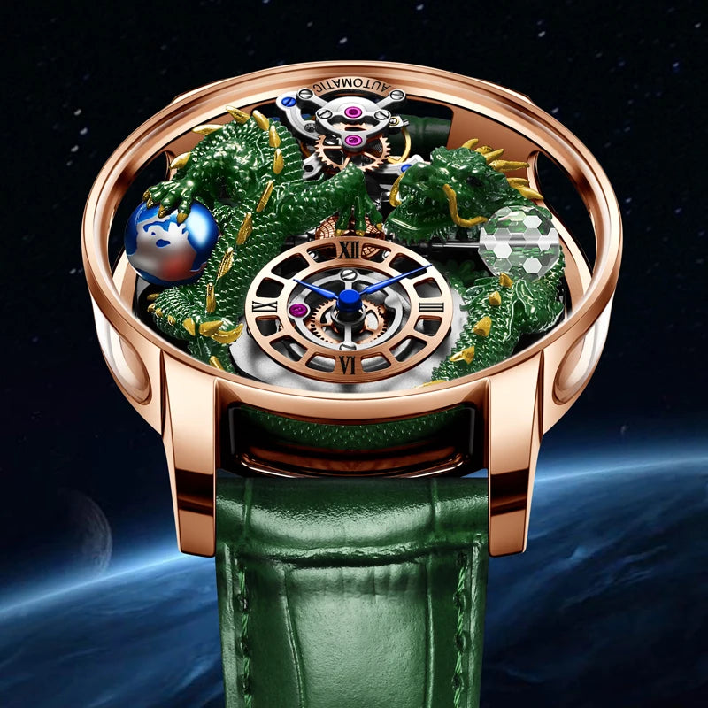Diamond Tourbillion Top Brand Luxury Astronomia Quartz waterproof Watch