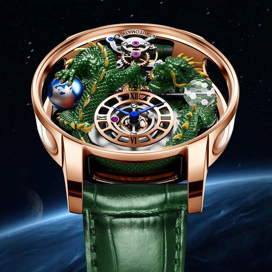 Diamond Tourbillion Top Brand Luxury Astronomia Quartz waterproof Watch