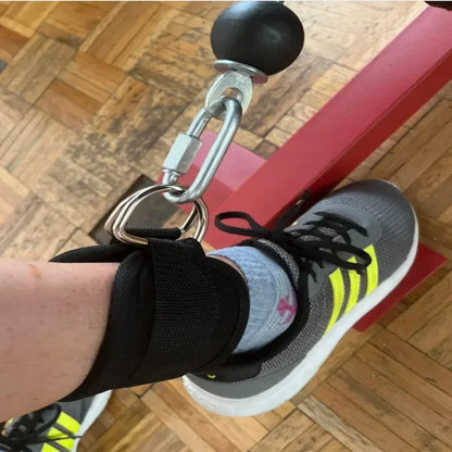 Cable Ankle Straps Double D-Ring Ankle Cuffs