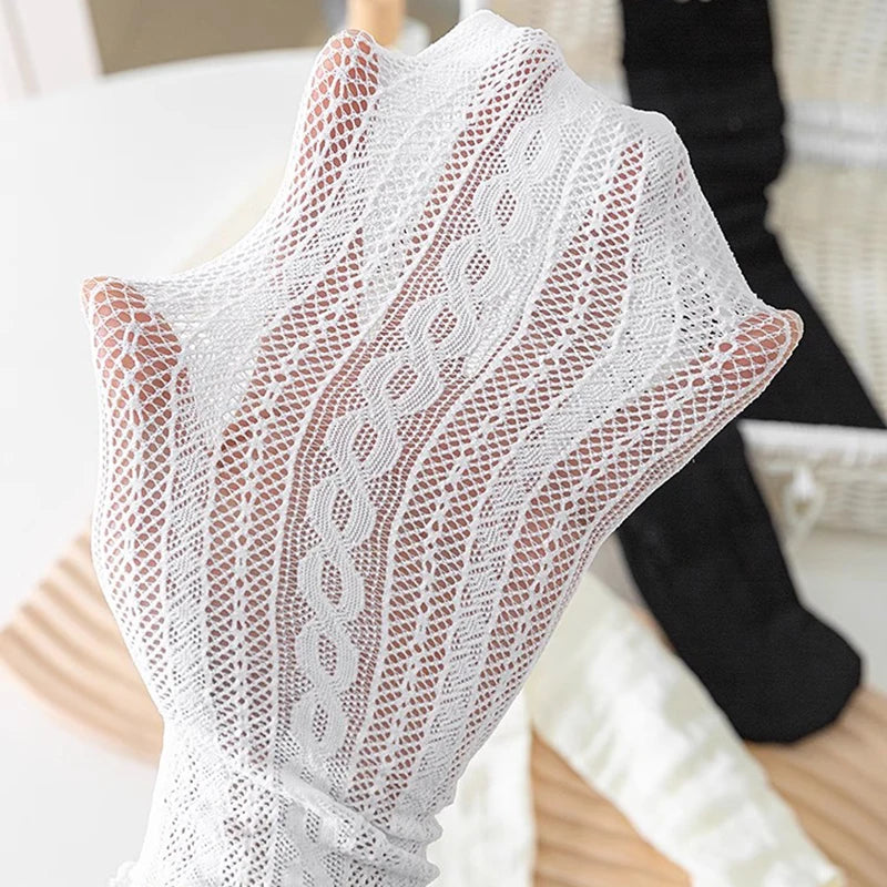 Calcetines de malla adorables para chicas kawaii japonesas